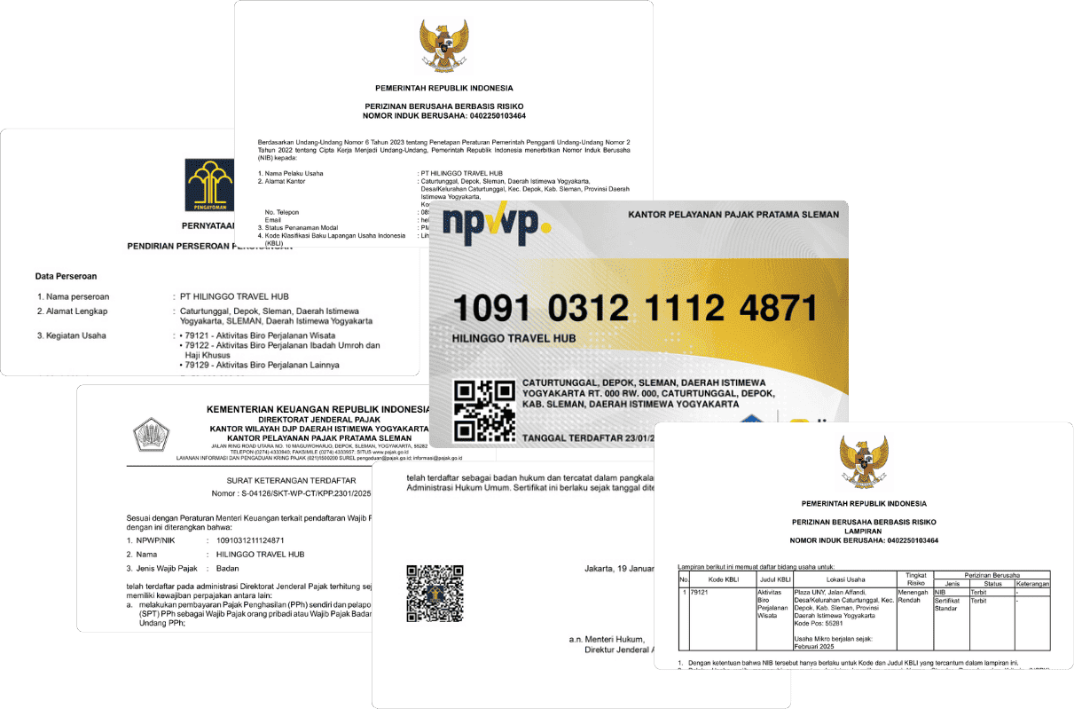 legalitas resmi hilinggo